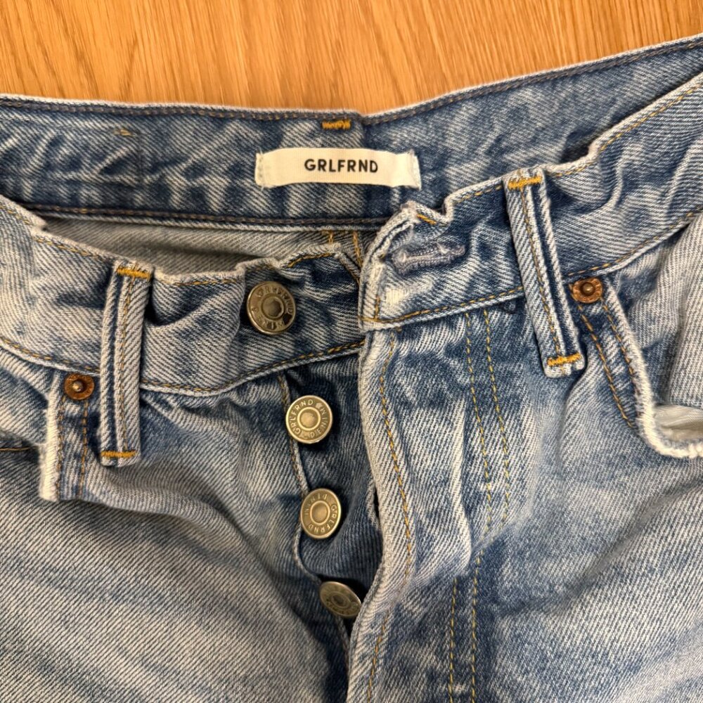 GRLFRND Karolina High Rise Straight Crop Jeans - Picture 7 of 9